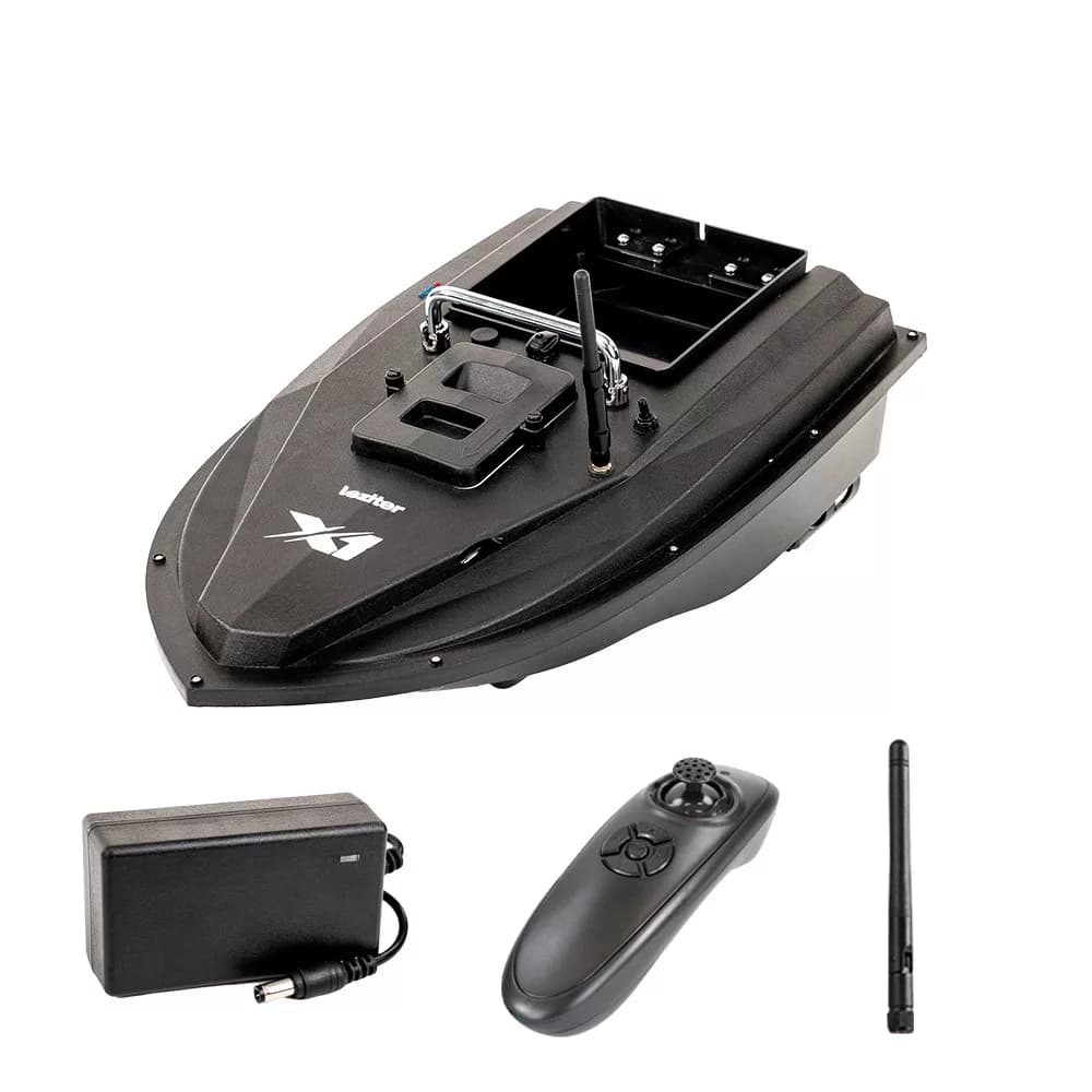 Etetőhajó X1 – fekete, 5800 mAh akkumulátorral, GPS nélküli